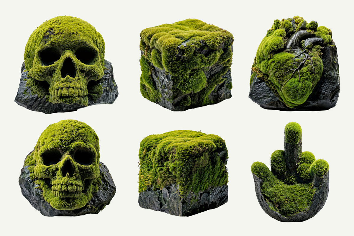Moss on Rock Font, a Sans Serif Font by Handmadefont (Photo 8 of 16)