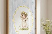 Set of 6 Whimsical girls Wall Decor, a Decorative Illustration by Pink_bloom (Thumbnail 7 of 10)