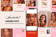 Pinkish Skincare Instagram Templates, a Social Media Template by My Template Studio (Thumbnail 11 of 16)