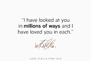 Love, Stella | Feminine Duo, a Sans Serif Font by Jen Wagner Co (Thumbnail 8 of 10)