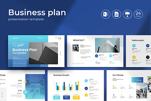 Digital Business Plan Presentation T, a Presentation Template by Creative-Work