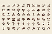 60 Hand-Drawn Desserts Icons, an Icon by Hand-Drawn Goods (Thumbnail 2 of 2)