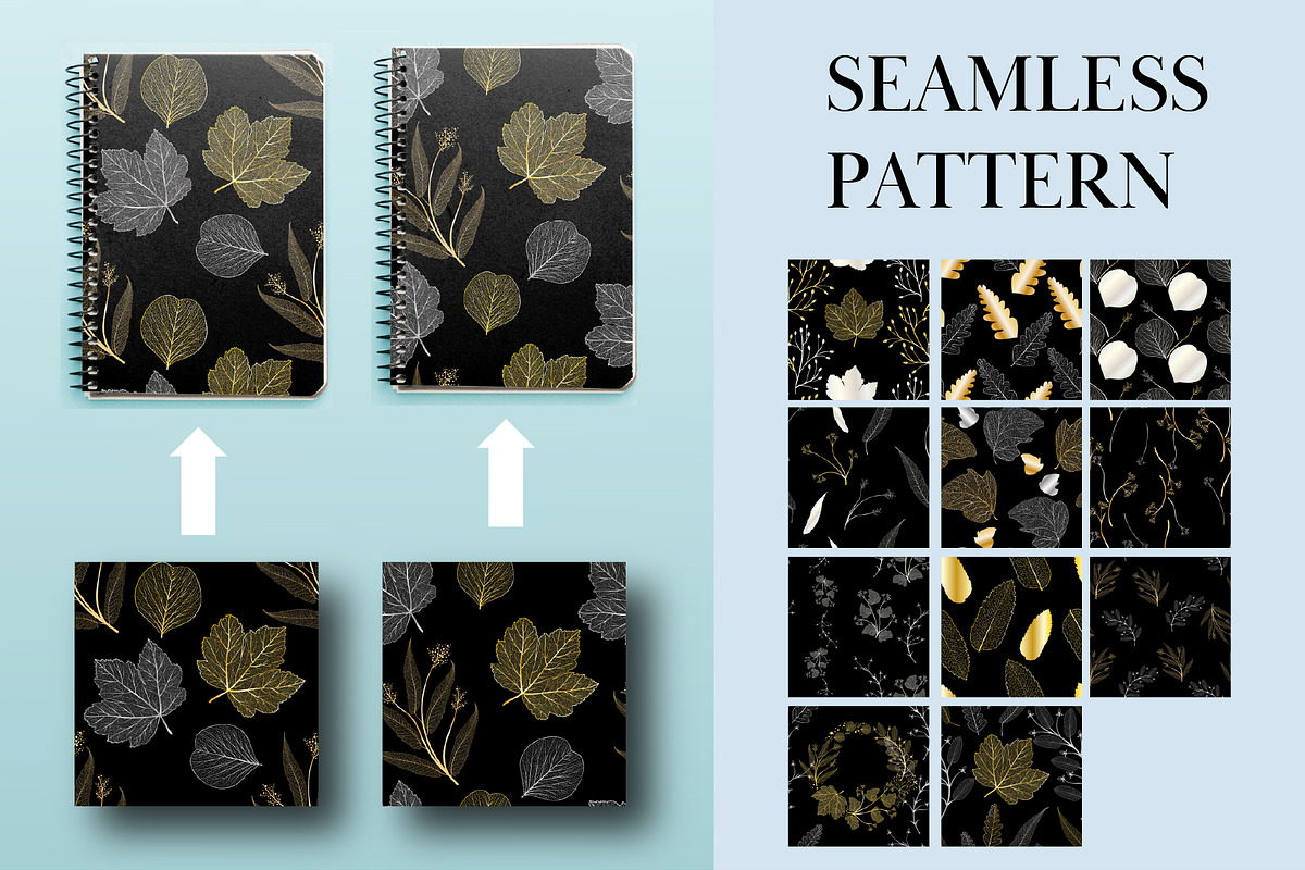 Leaves veins set, an Object Graphic by Digital illustration shop (Photo 2 of 9)