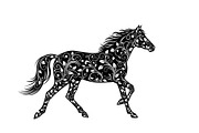 Running Horse Silhouette SVG Bundle, an Illustration by Creativeshirt (Thumbnail 28 of 31)