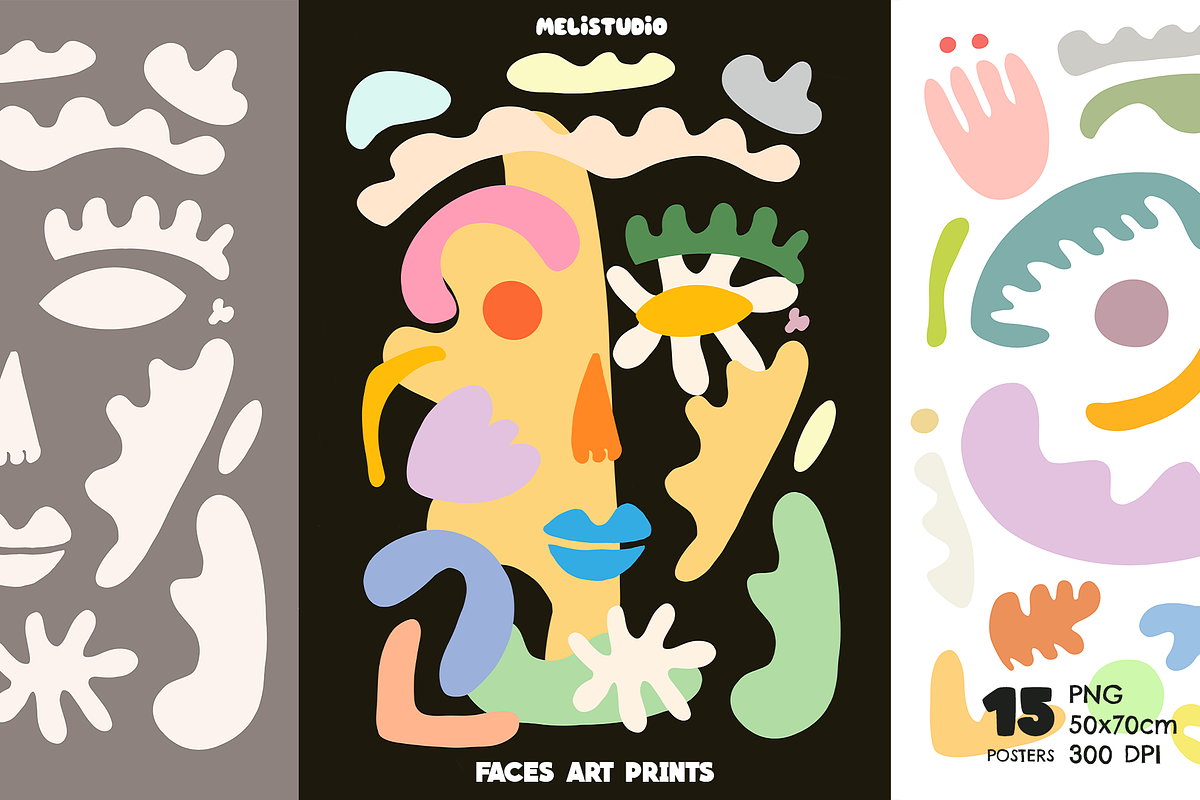 Faces Art Print Posters, a Person Illustration by melistudio (Photo 1 of 7)