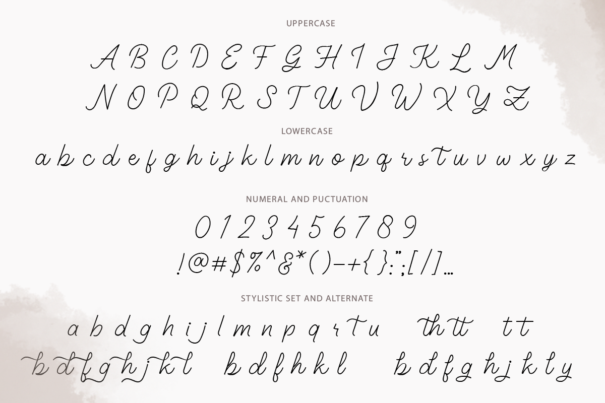 Young Spirit Handwriting Script, a Script Font by LetterJos (Photo 8 of 8)