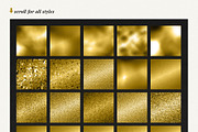 Gold Styles & Bonus Extras Bundle, a Layer Style Add-On by digiful (Thumbnail 4 of 13)