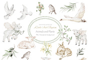 Hand Painted Baptism Watercolor Set, a Background Graphic by LenArt (Thumbnail 12 of 19)