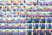 Spring Flowers Watercolor Bundle, a Seasonal Illustration by Flourish Spark (Thumbnail 5 of 7)