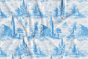 Easter Toile Seamless Patterns, a Pattern Graphic by Olya Creative (Thumbnail 7 of 14)