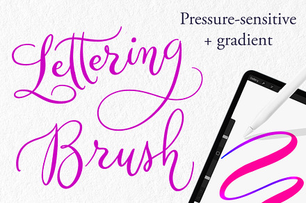 Lettering Brush For Procrete