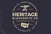 10 Vintage Americana Logos, a Branding & Logo Template by Chad Alan Steinborn (Thumbnail 10 of 10)