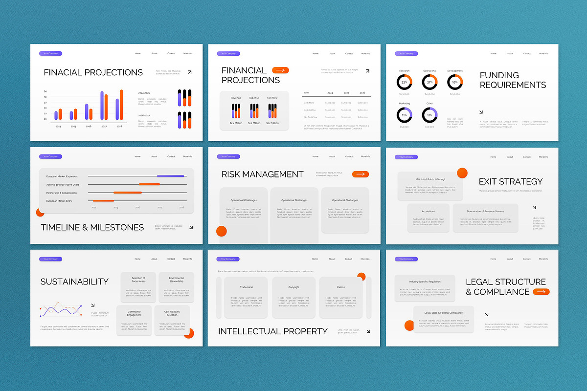 Company Business Plan Presentation, a Presentation Template by graphicook (Photo 2 of 4)