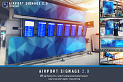 Airport Signage 2.0 - 22psd files, an Advertising Mockup by Shop Mockpro (Thumbnail 1 of 22)