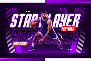 Basketball YouTube Thumbnail Pack, a Social Media Template by OnurDemircan (Thumbnail 3 of 6)