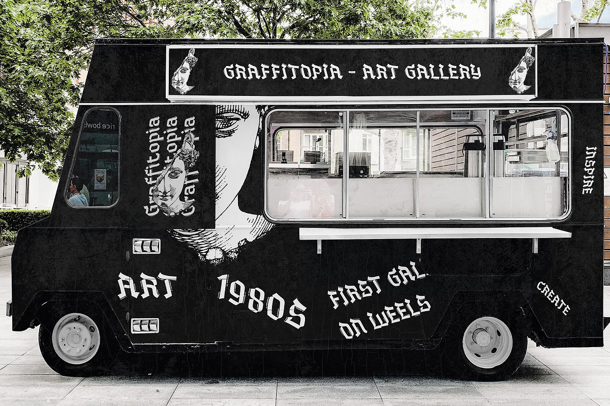 Graffitopia - Urban Graffiti Font, a Script Font by HipFonts (Photo 8 of 10)