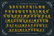 Hewina - Victorian Display Font, a Blackletter Font by StringLabs (Thumbnail 8 of 8)