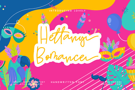 Hettany Bomance Display Font
