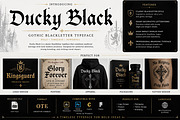 Ducky Black, a Blackletter Font by Wow Magic (Thumbnail 2 of 5)