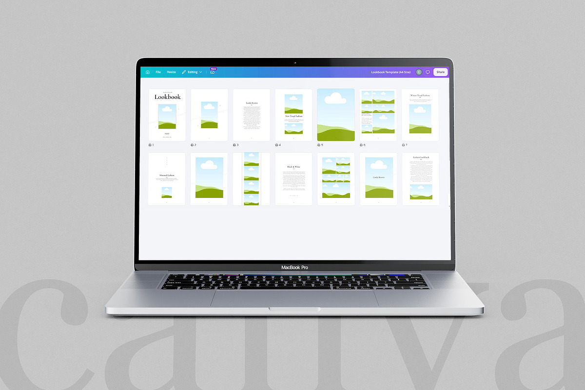 Minimal Lookbook Design | Canva, a Brochure Template by ElvinPrint (Photo 2 of 10)
