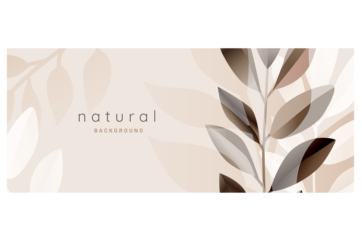 Natural banners and background, an Illustration by PureSolution (Photo 3 of 3)
