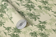 Green Palm Patterns Tropical Forest, a Decorative Illustration by Jeanna Draw (Thumbnail 3 of 14)