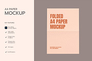 Folded A4 Paper Flyer Mockup, a Product Mockup by graphypix (Thumbnail 2 of 4)