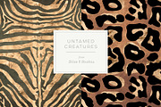 36 Wild Things: Golden Animal Prints, a Pattern Graphic by Blixa 6 Studios (Thumbnail 2 of 10)
