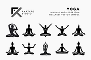Yoga Icon Vector, an Icon by Akatype Studio (Thumbnail 1 of 3)