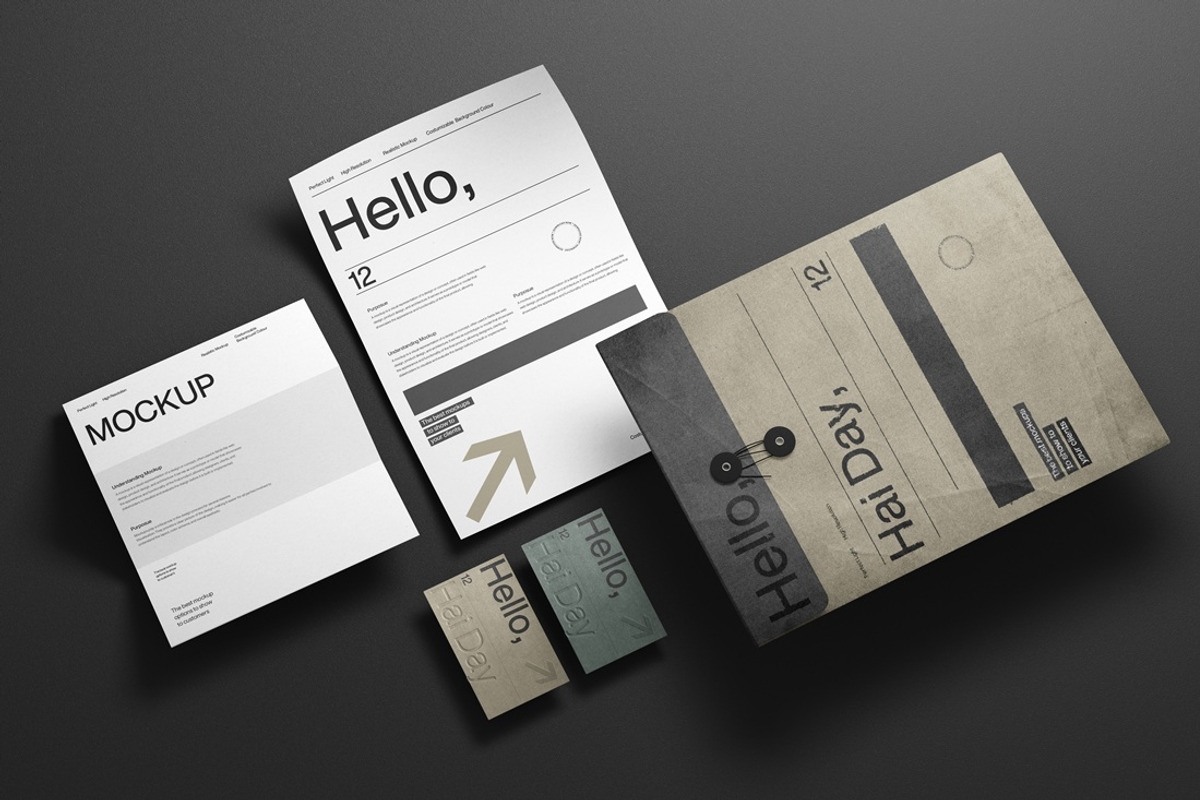 Modern Stationery Branding Mockup, an Advertising Mockup by East Gallery (Photo 6 of 15)