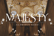 MAJESTY - GLORIOUS SERIF, a Serif Font by NendesKombet Studio (Thumbnail 1 of 15)