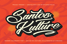 Santos Kulture Modern Calligraphy