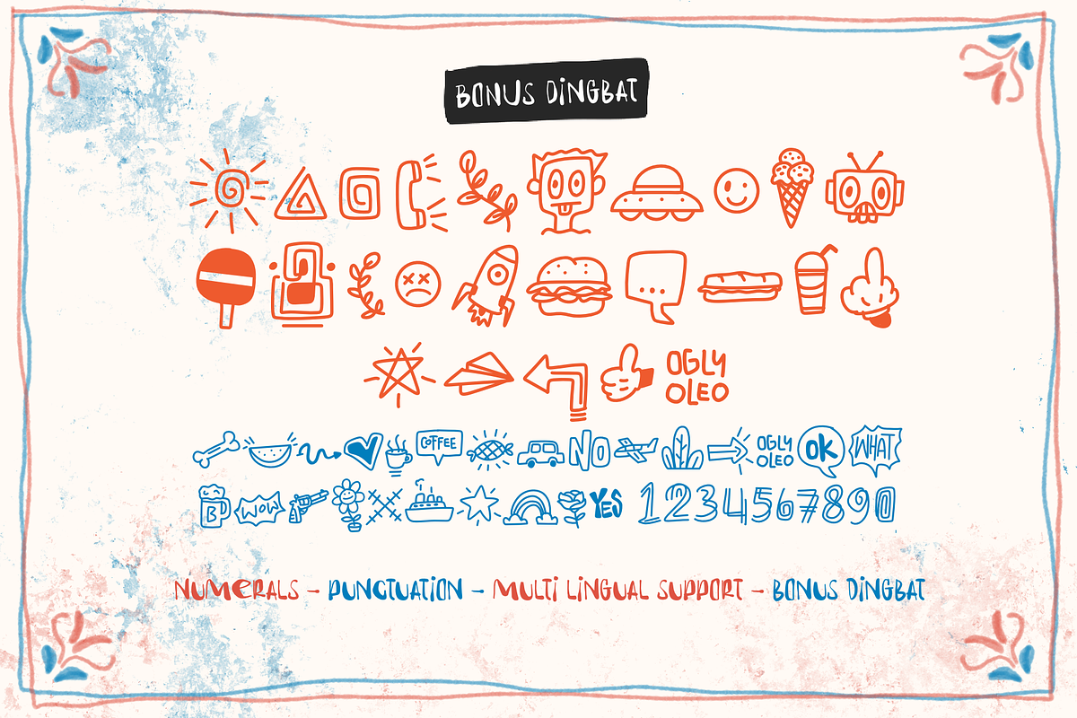 Ugly Oleo font, a Handwritten Font by D&K Project (Photo 8 of 10)