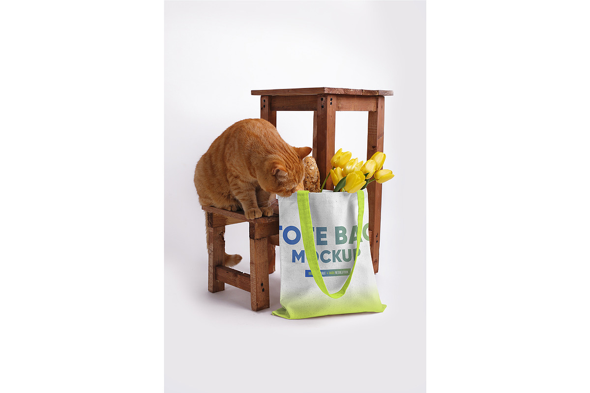 Canvas Tote Bag Mockups Vol 2, a Product Mockup by Hi, Mock-Up! (Photo 5 of 9)