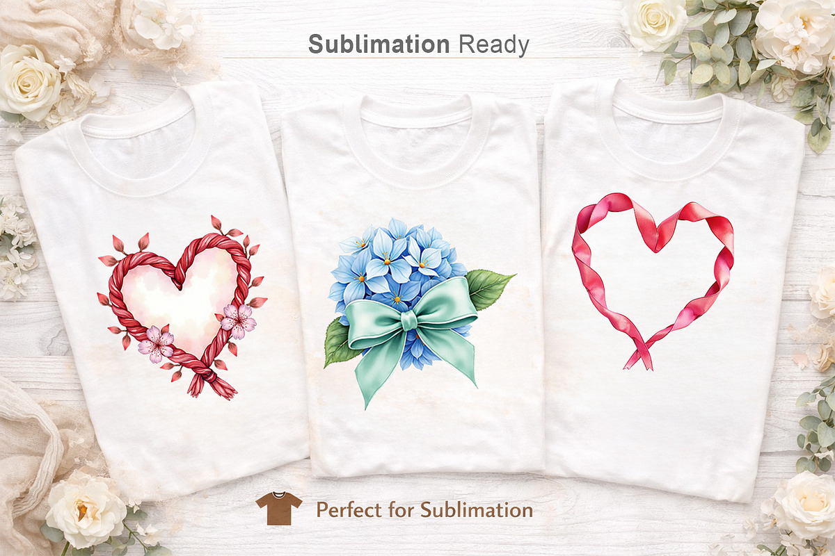 Coquette Ribbon Sublimation PNG, an Illustration by Artnoy (Photo 5 of 8)