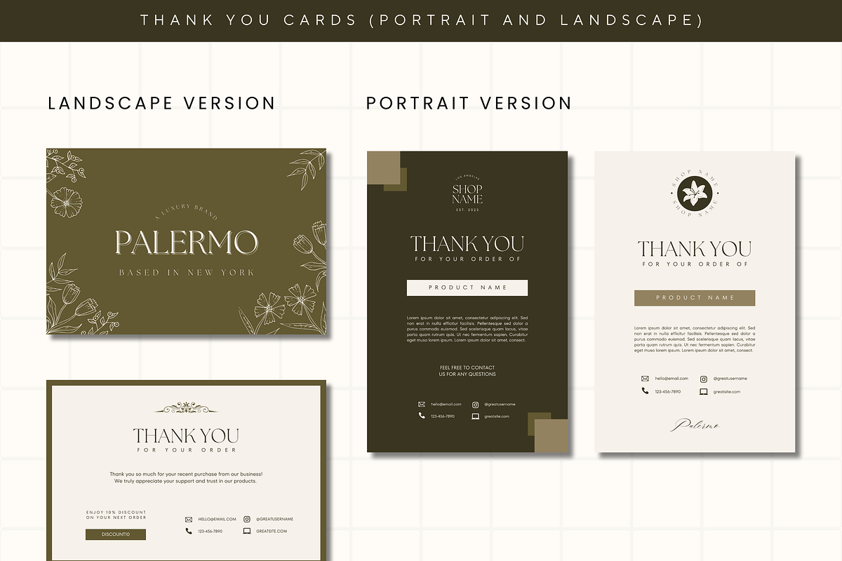 Canva Modern Branding Kit Template, a Branding & Logo Template by Branding Babe Co. (Photo 5 of 9)
