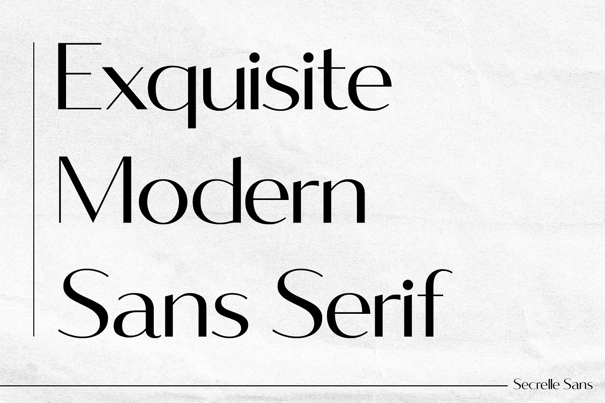 Secrelle Sans, a Sans Serif Font by Prestige Artsy Studio (Photo 2 of 9)