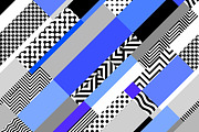 10 seamless geometric patterns, a Pattern Graphic by tkdesign (Thumbnail 6 of 11)