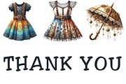 Steampunk Summer Clipart, an Illustration by Pixels.Craft (Thumbnail 7 of 7)