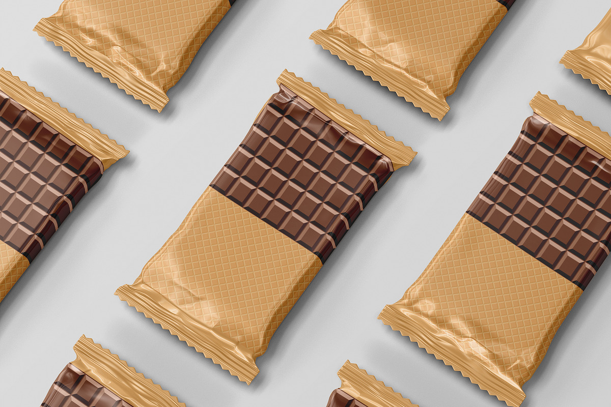 Chocolate & Waffles Sweet Patterns, a Texture Graphic by Plaid4You (Photo 8 of 8)