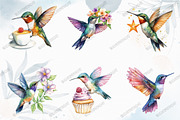 Cute Dabbing Hummingbird Sublimation, an Illustration by designcity5 (Thumbnail 2 of 5)