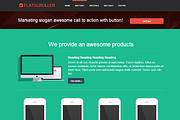 FLATSCROLLER Bootstrap 3.0. landing, a Landing Page Template by Bootstraptor (Thumbnail 2 of 5)