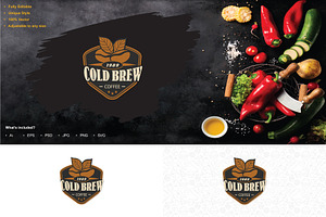 Cold Brew Coffee Logo