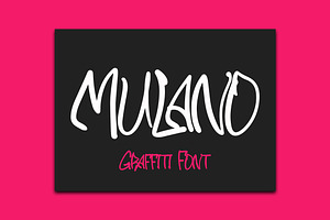 MULANO Graffiti Font