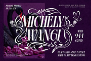 Michely Wangi Elegant Swan Serif, a Serif Font by alit design (Thumbnail 1 of 20)