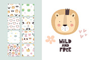 Cute Animals, a Background Graphic by AnnieArt (Thumbnail 7 of 7)