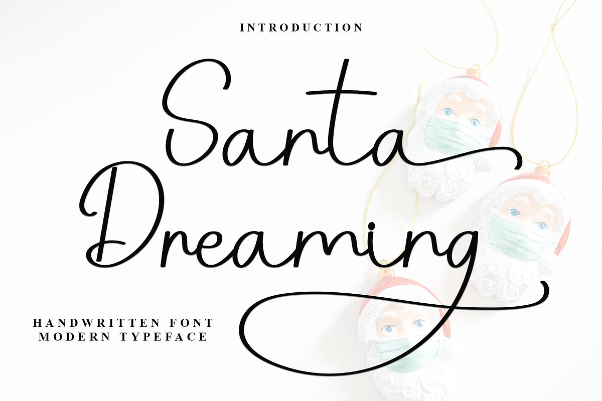 Santa Dreaming, a Handwritten Font by InermediaSTUDIO (Photo 1 of 8)