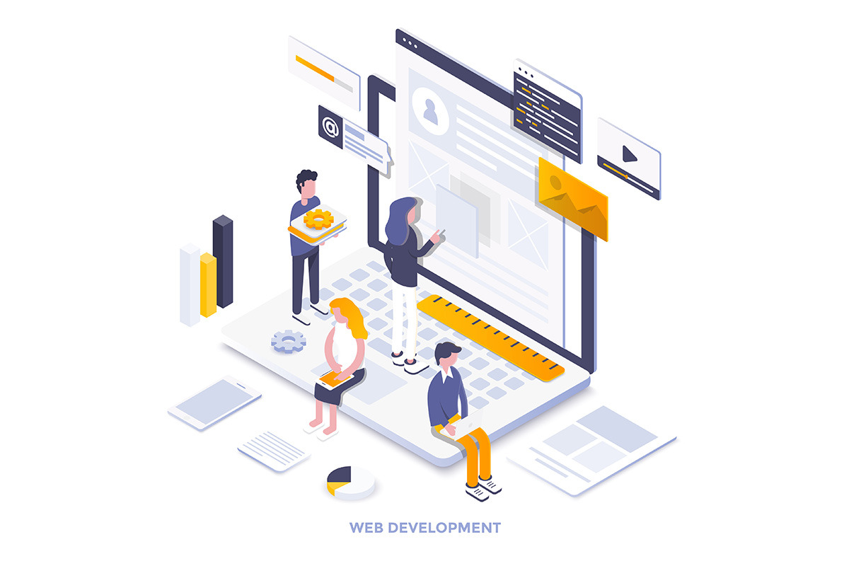 Modern isometric illustration, a Person Illustration by Creative Graphics (Photo 11 of 12)