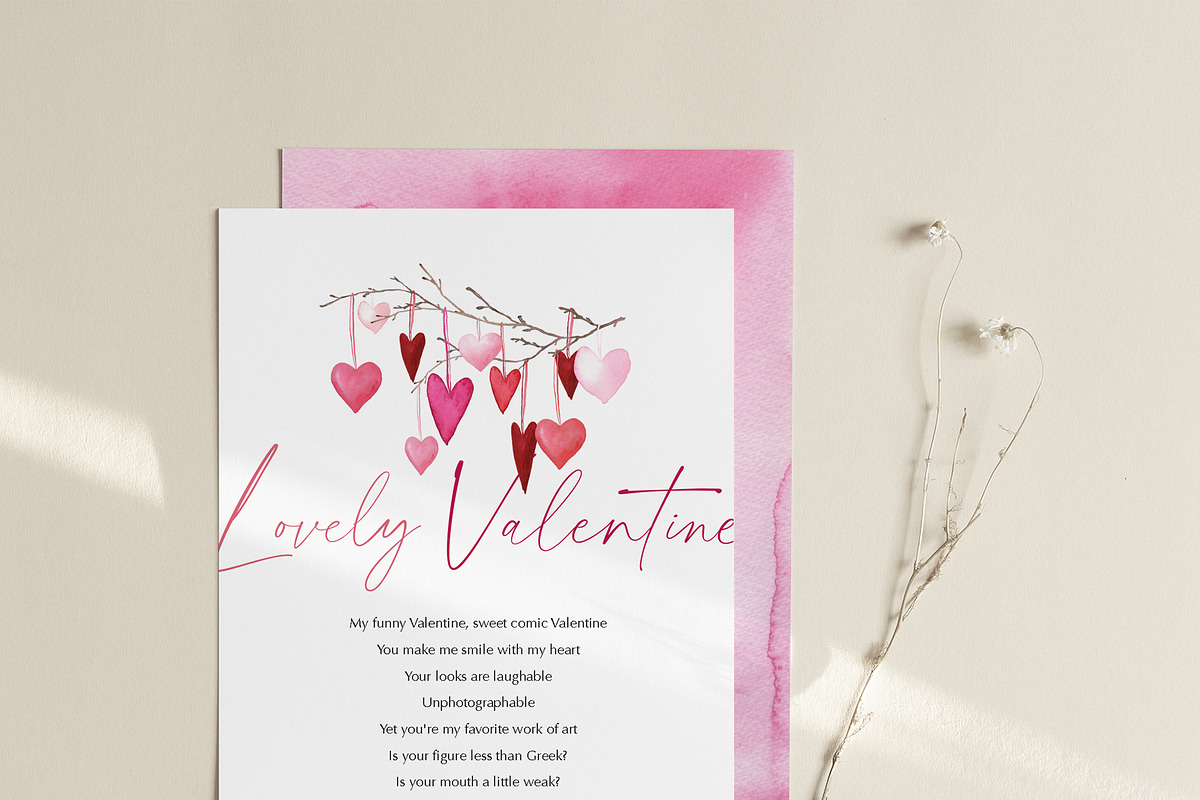 Watercolor flower - Lovely Valentine, an Illustration by Beigetime (Photo 8 of 8)