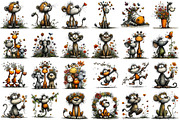 Spring Safari Whimsical Clipart Bund, an Illustration by DreamPrint404 (Thumbnail 2 of 6)